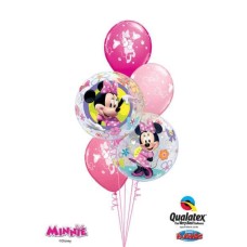 Bukiet-59 Disney Minni Mouse Bow-Tique Qualatex #41065-2 18685-3